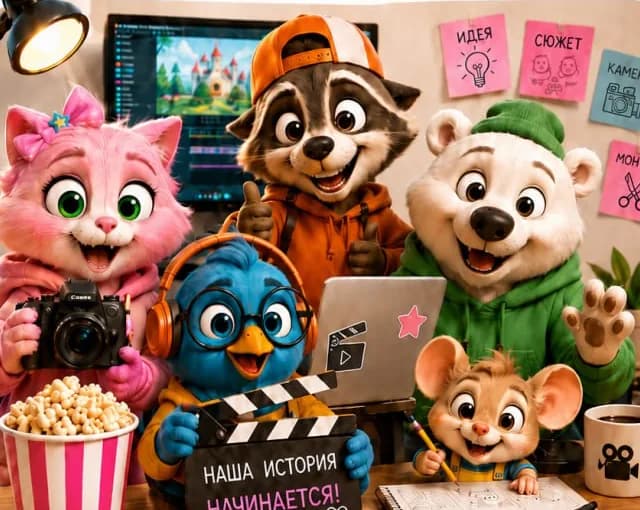 AI-Trickfilmstudio DortmannKids — Kinder erstellen einen Zeichentrickfilm